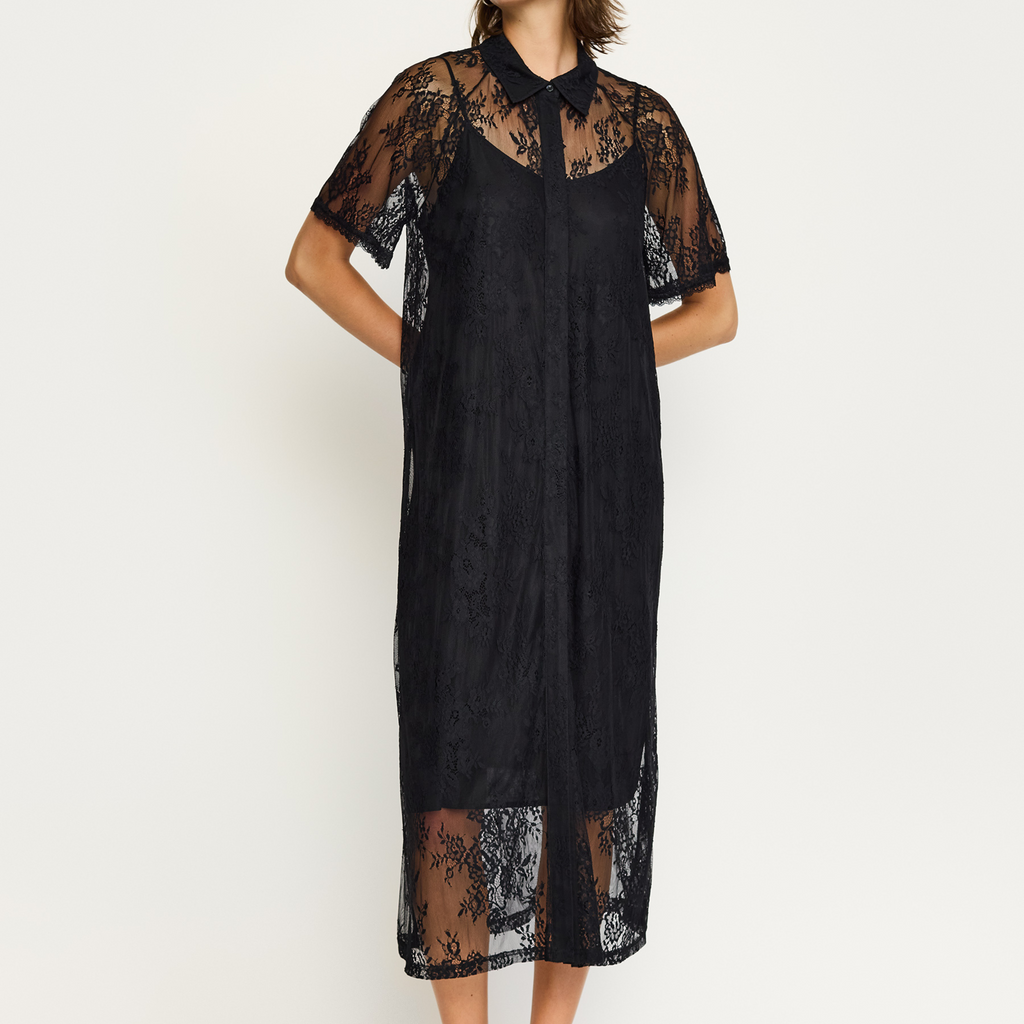 SOFT REBELS - KJOLE - LAUREL SR625-714 - SORT