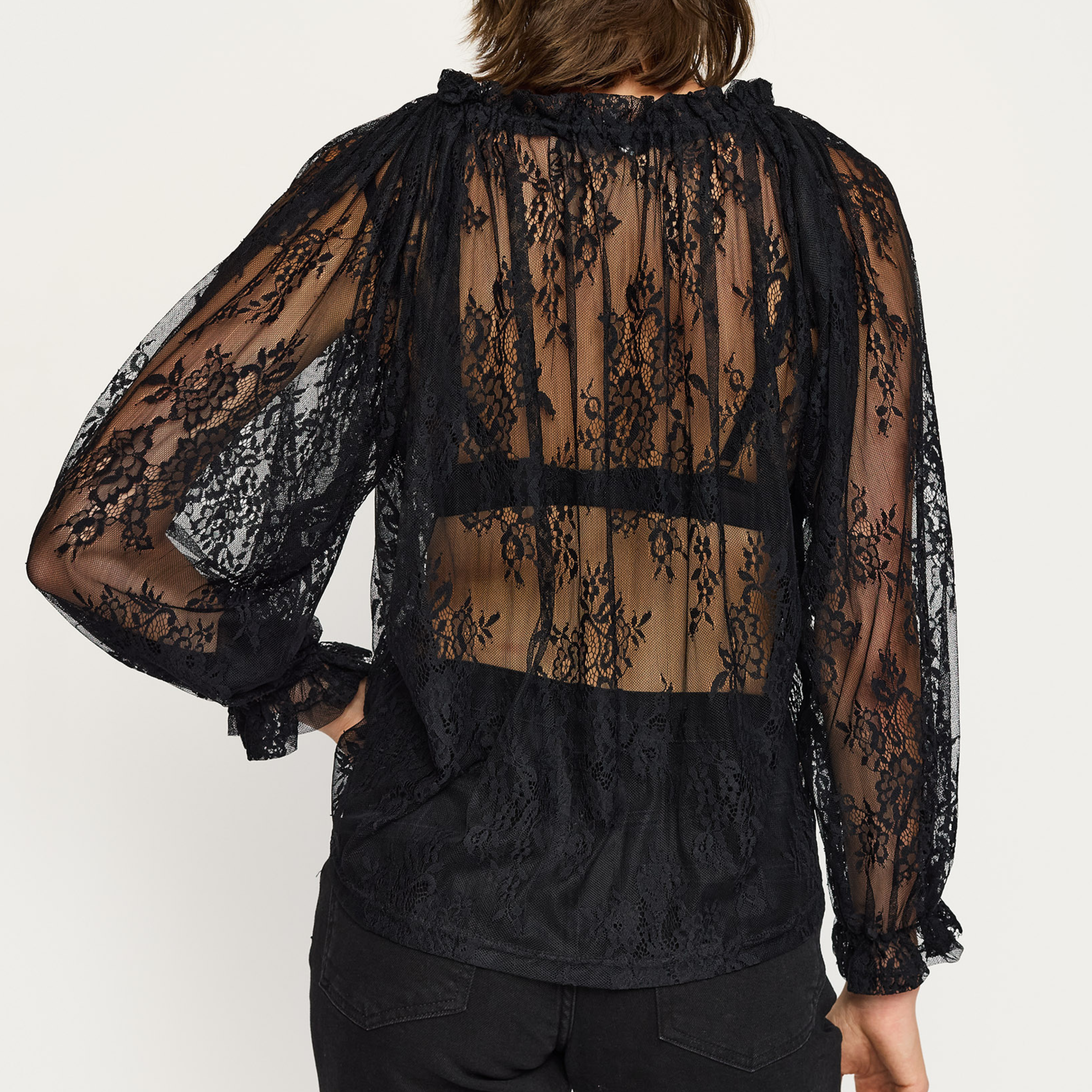 SOFT REBELS - BLUSE - LAUREL SR625-715 - SORT