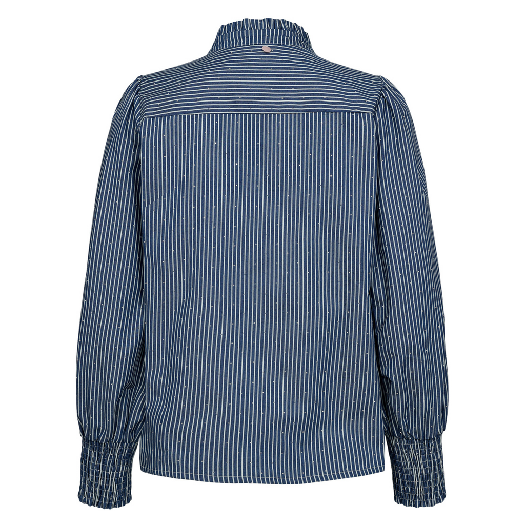 NÜMPH - SKJORTE - EMILIE 706165 - MEDIUM BLUE DENIM