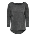 ONLY - BLUSE - ALBA 15177776 - DARK GREY MELANGE