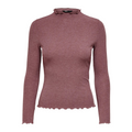 ONLY - BLUSE - EMMA 15180040 - ROSE BROWN DETAIL MELANGE