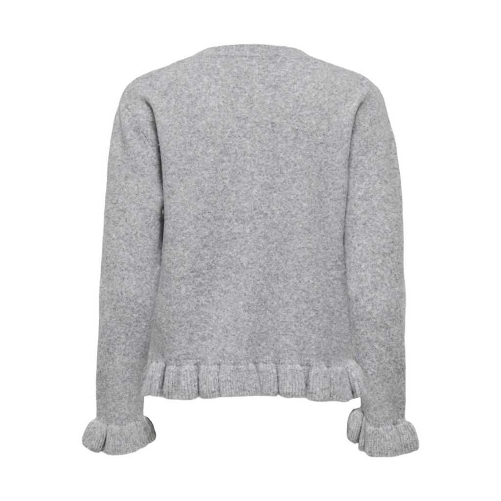 ONLY - CARDIGAN - RIMA 15363415 - LIGHT GREY MELANGE