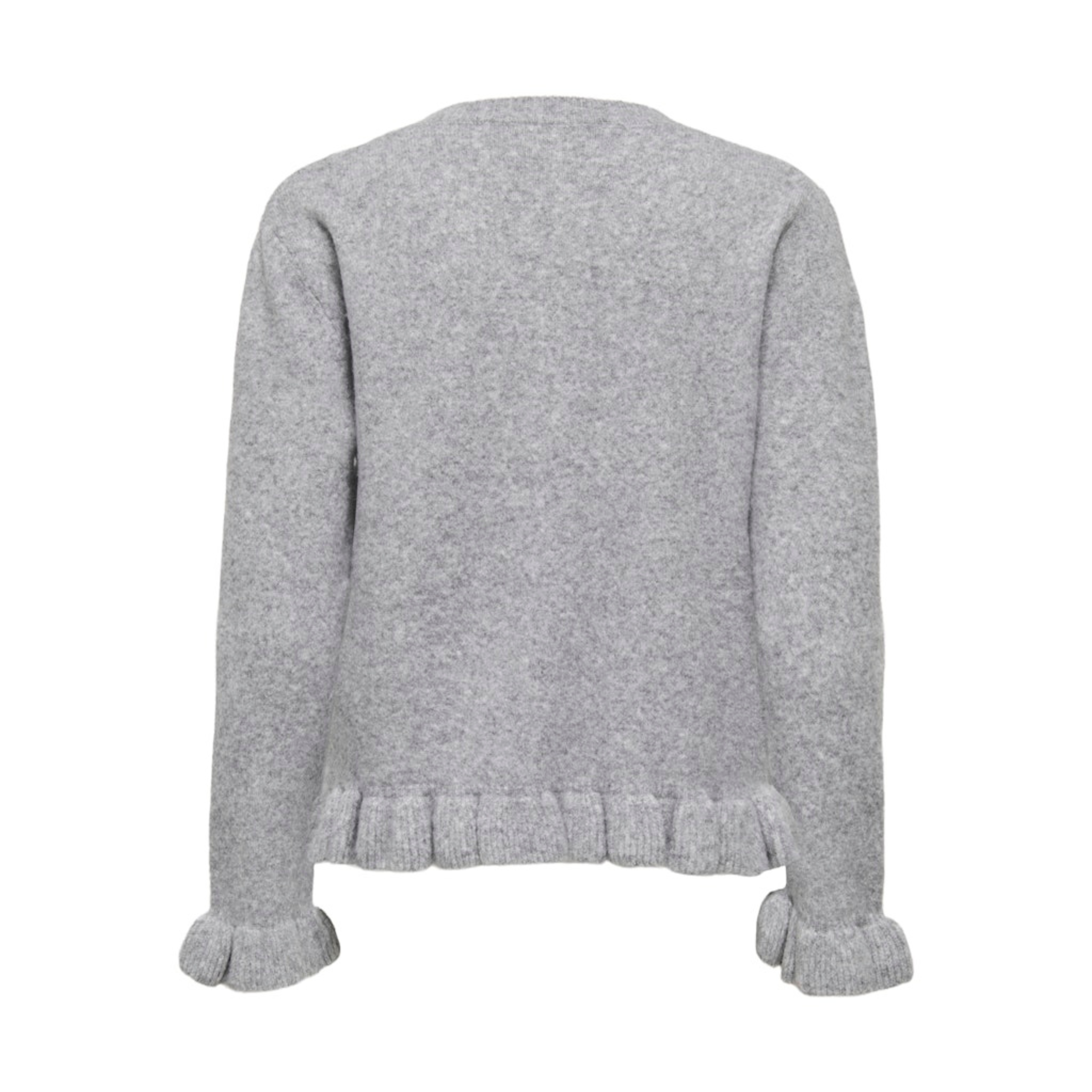 ONLY - CARDIGAN - RIMA 15363415 - LIGHT GREY MELANGE