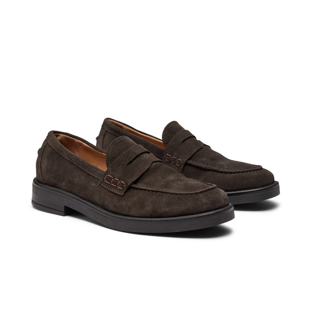 PAVEMENT - LOAFERS - SHELLY 24148-1 - BROWN SUEDE