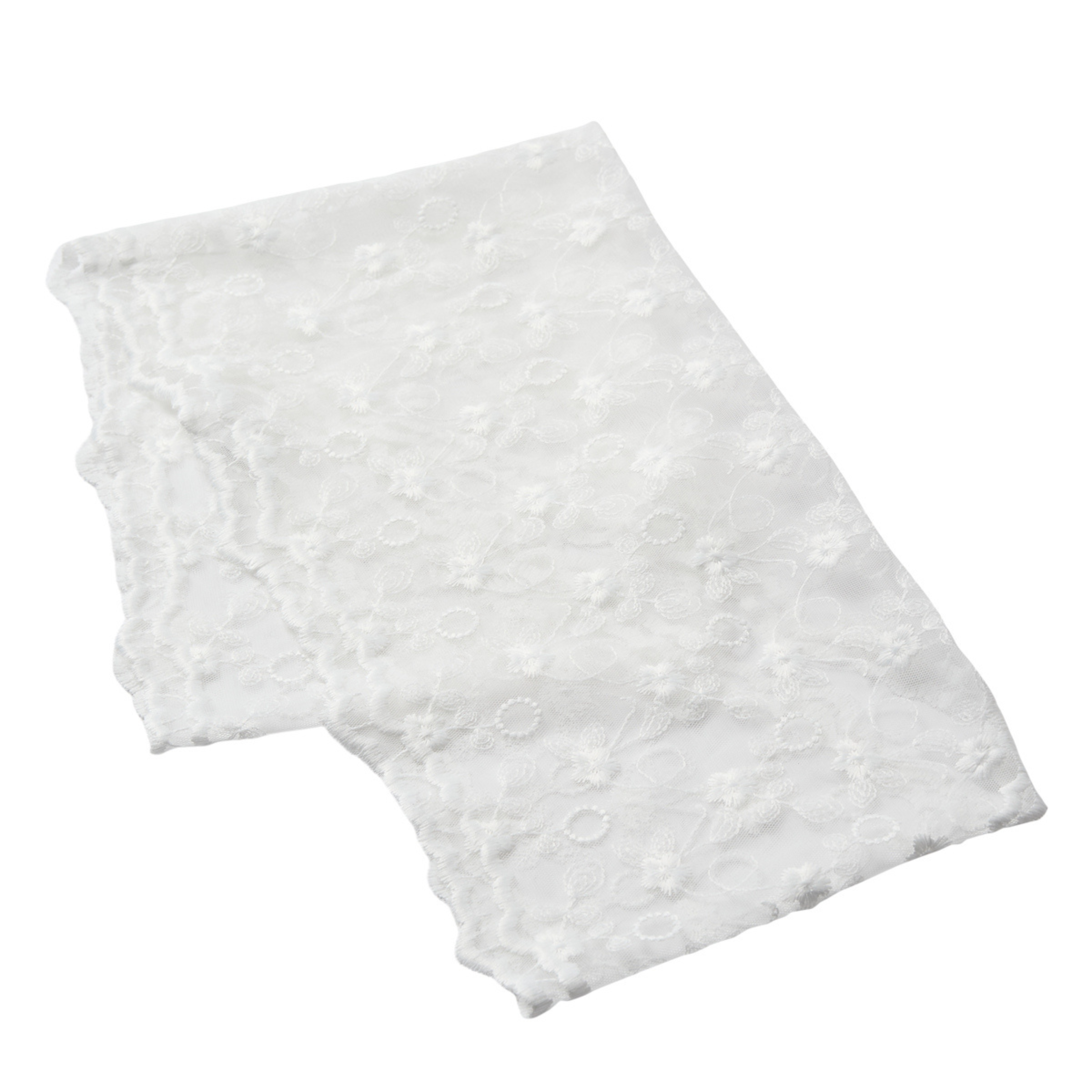 NÜMPH - BLONDE TØRKLÆDE - LACE 706917 - BRIGHT WHITE