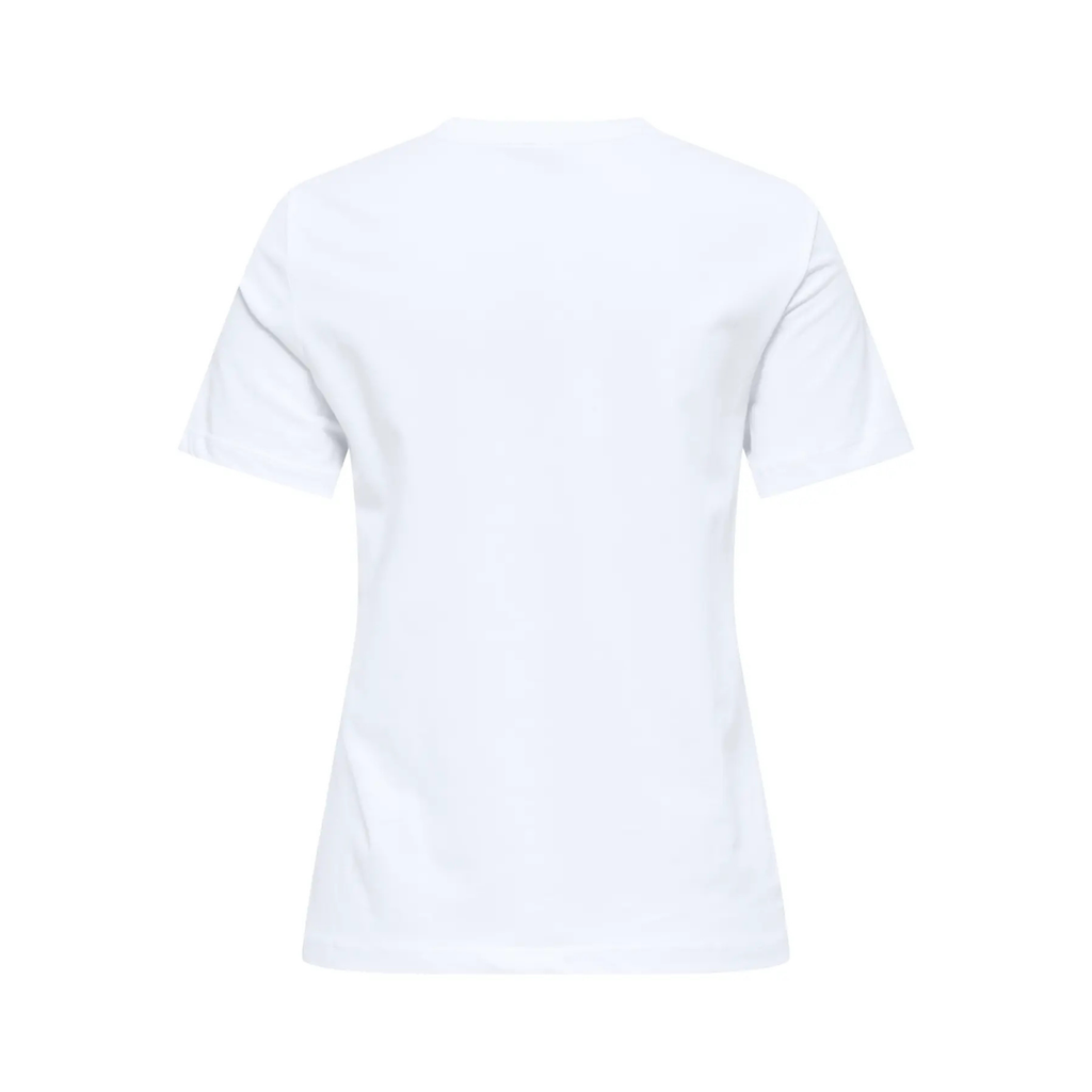 ONLY - T- SHIRT - KETTY 15288473 - BRIGHT WHITE/CHERRIES