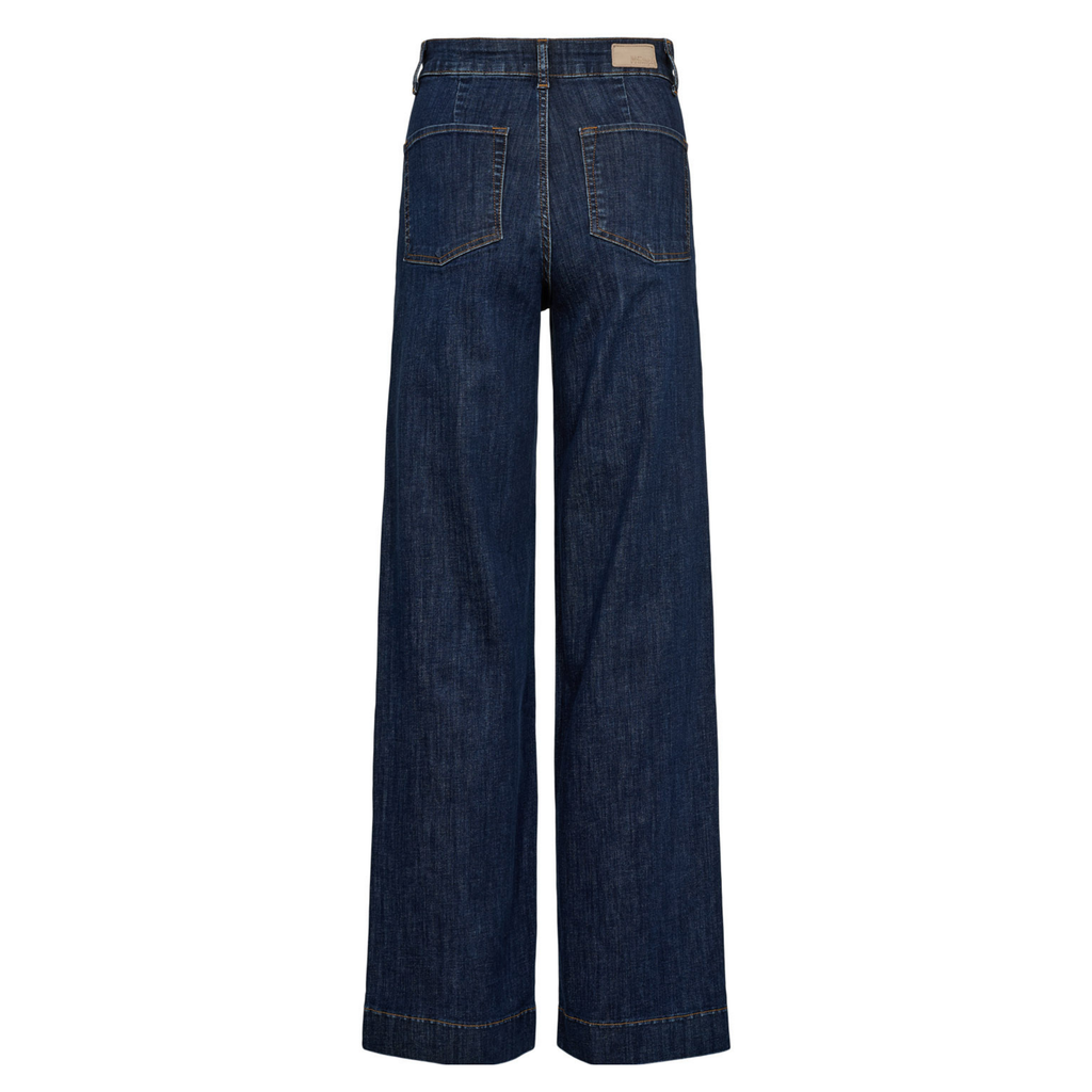 NÜMPH - JEANS - PARIS WIDE 706663 - DARK BLUE DENIM