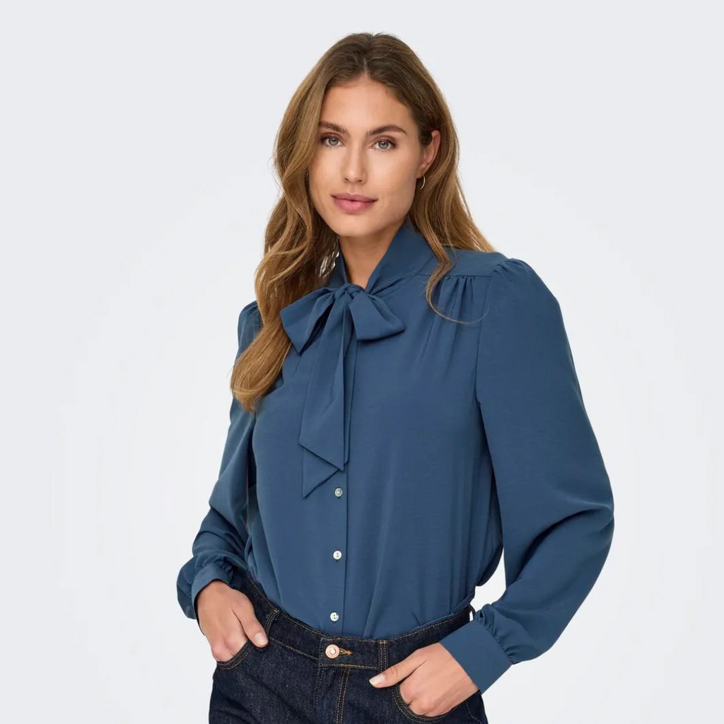 ONLY - SKJORTE - TUMA TIE 15344221 - SARGASSO SEA