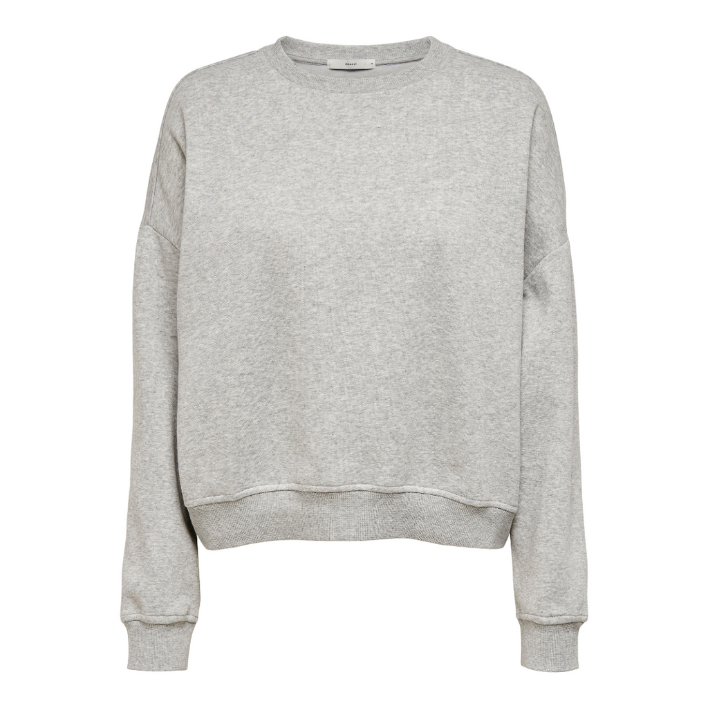 ONLY - SWEATSHIRT - SWEAT LIFE 15243380 - LIGHT GREY MELANGE