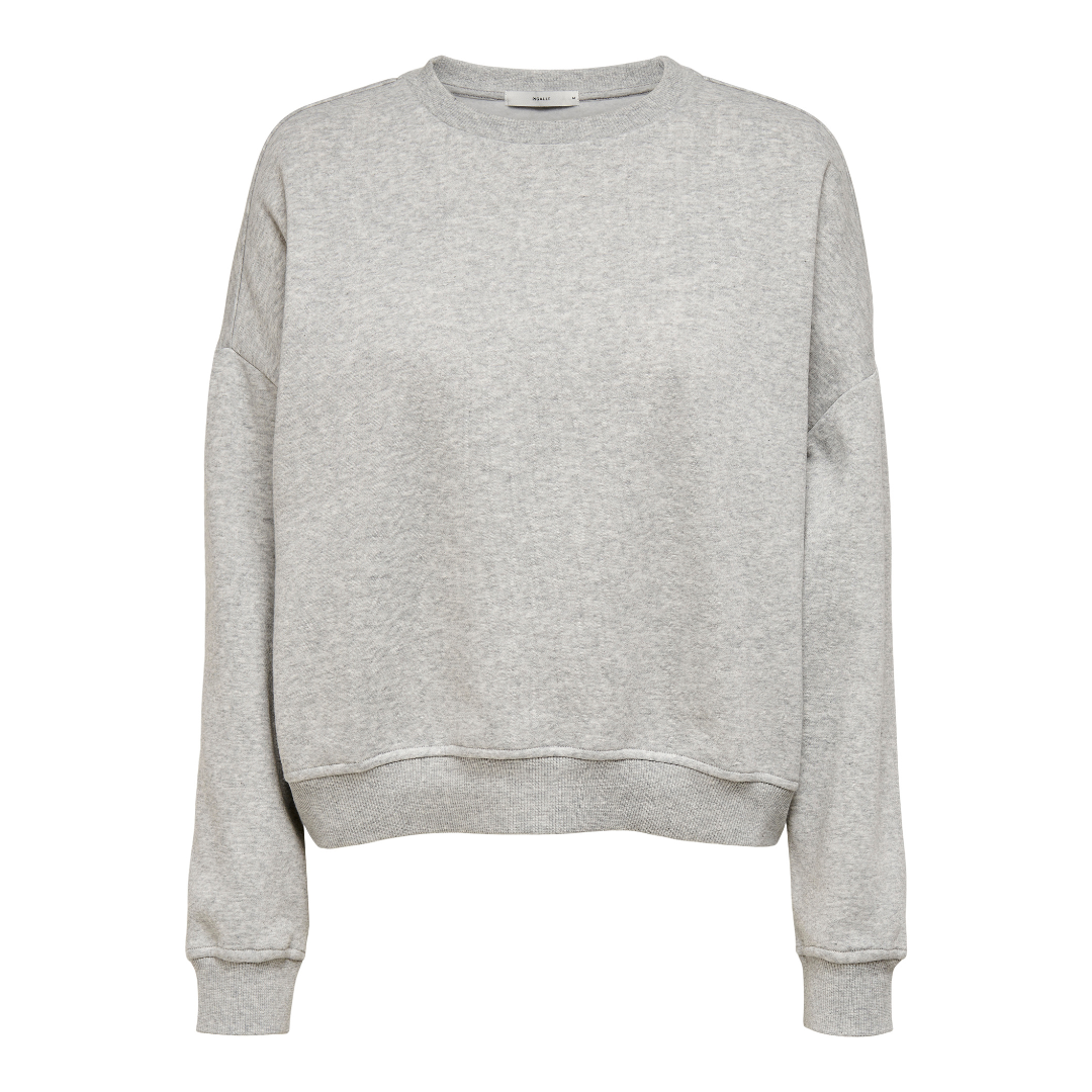 ONLY - SWEATSHIRT - SWEAT LIFE 15243380 - LIGHT GREY MELANGE