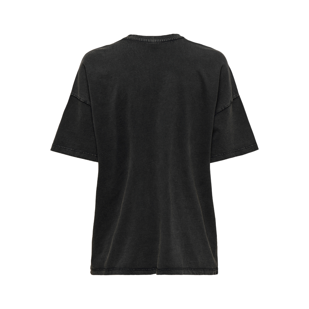 ONLY - T-SHIRT - MANDY 15336997 - BLACK PRINT/FUTURE