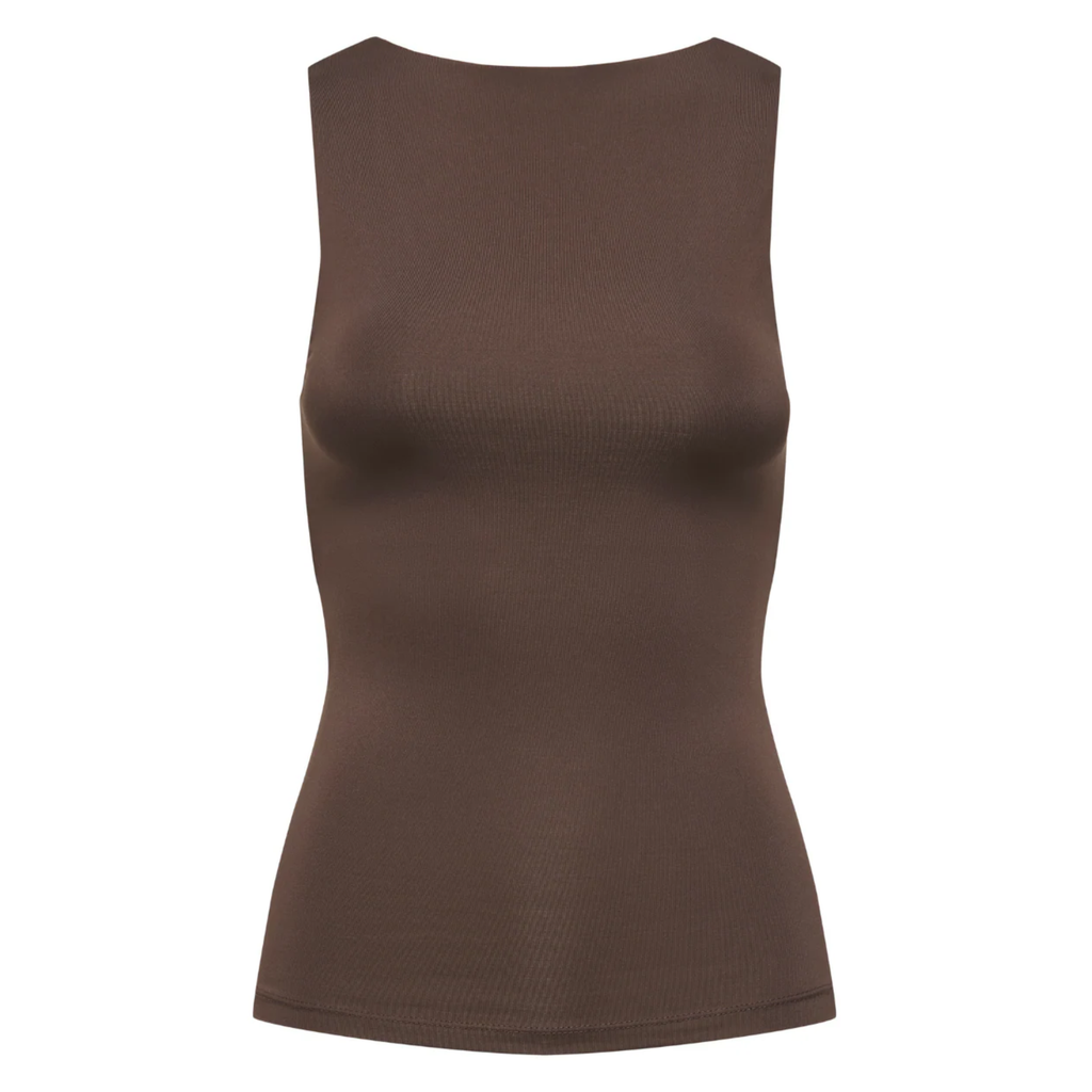 ONLY - TOP - LONE 15315901 - SEAL BROWN