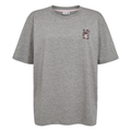 NÜMPH - T-SHIRT - PREMA OVERSIZE 706056 - MEDIUM GREY MELANGE