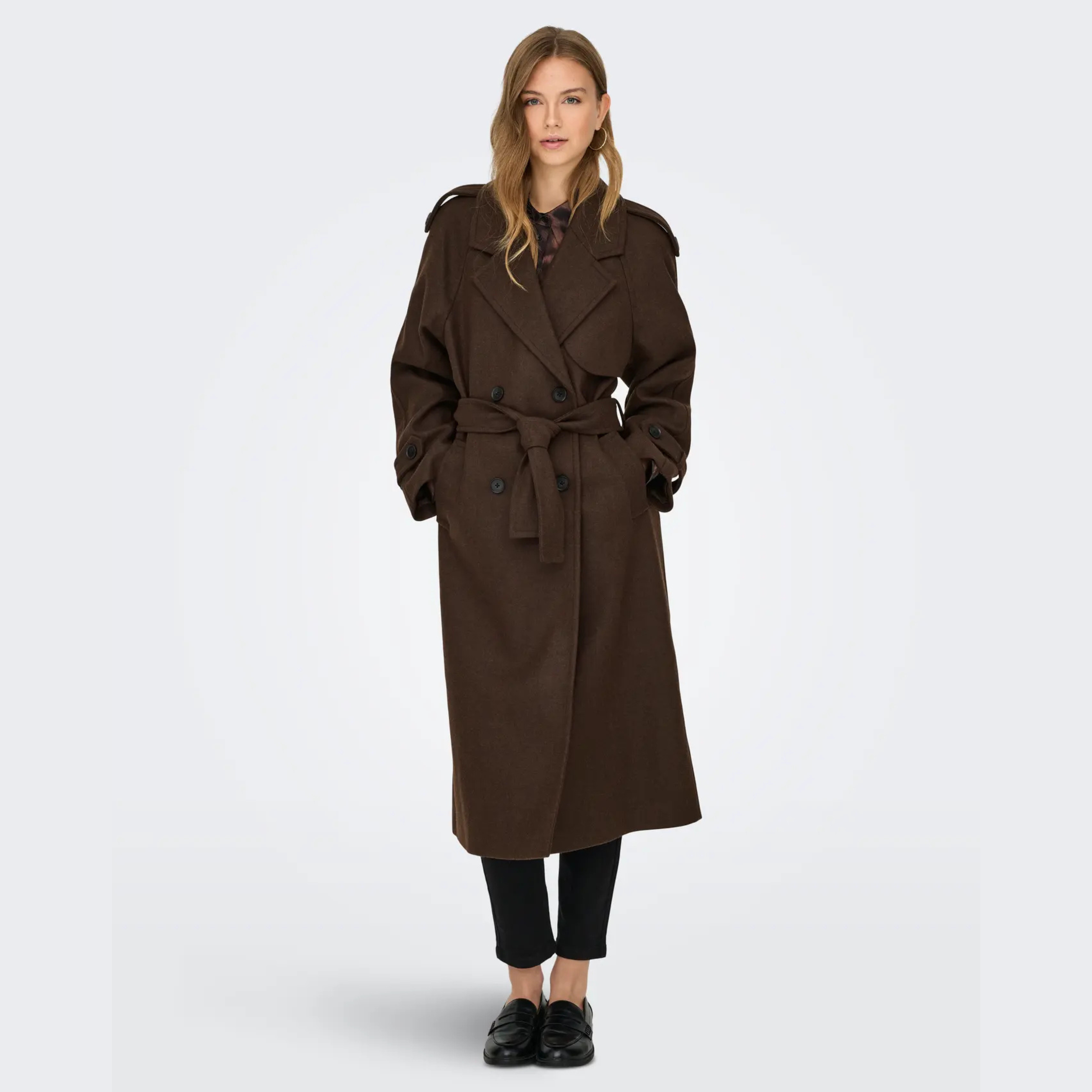 ONLY - FRAKKE - DEAR-TRILLION 15344734 - CHOCOLATE BROWN MELANGE