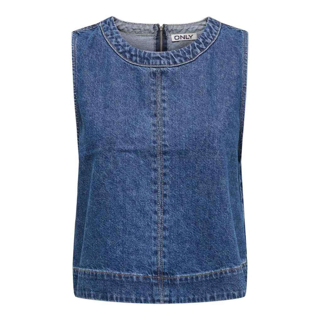 ONLY - TOP - DORSI 15344091 - MEDIUM BLUE DENIM