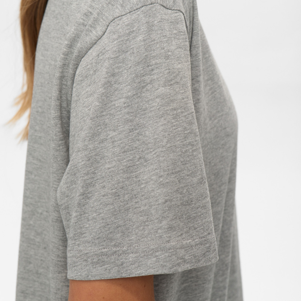 NÜMPH - T-SHIRT - PREMA OVERSIZE 706056 - MEDIUM GREY MELANGE