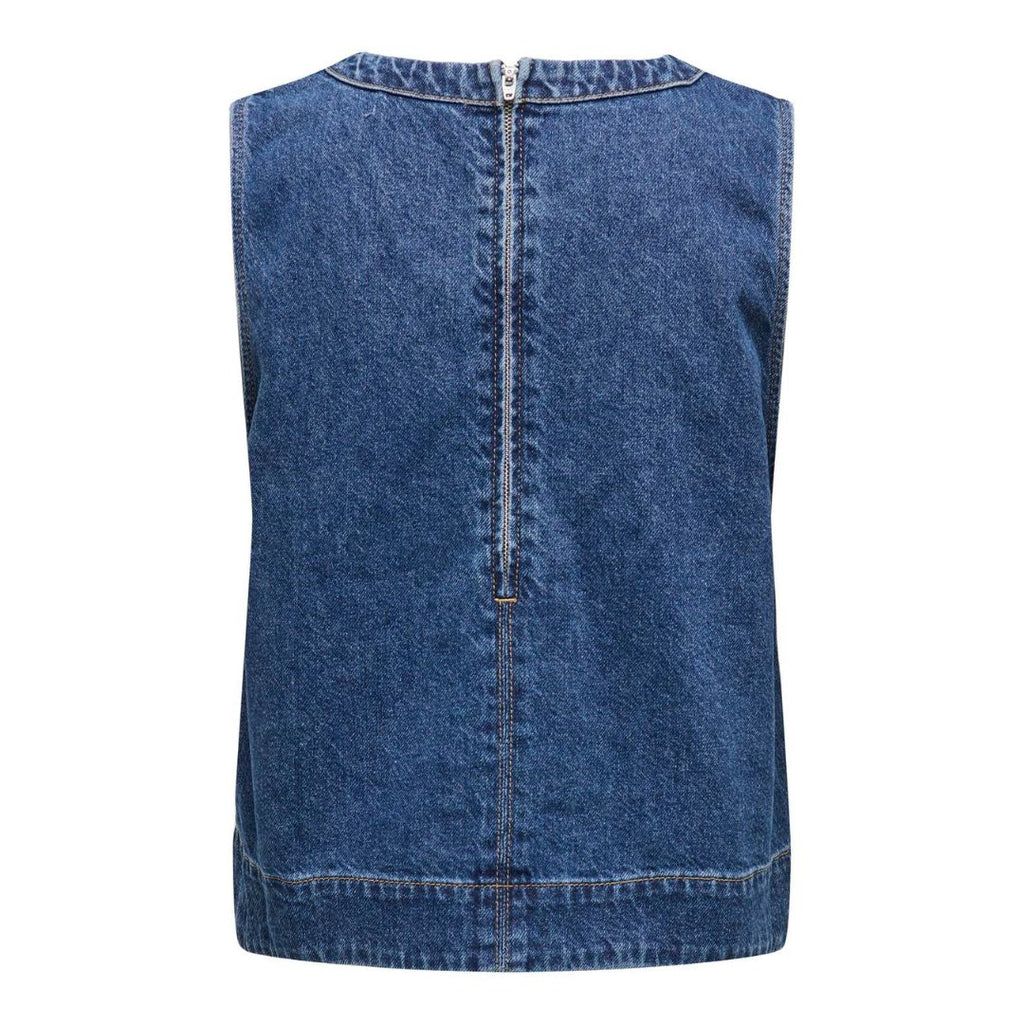 ONLY - TOP - DORSI 15344091 - MEDIUM BLUE DENIM