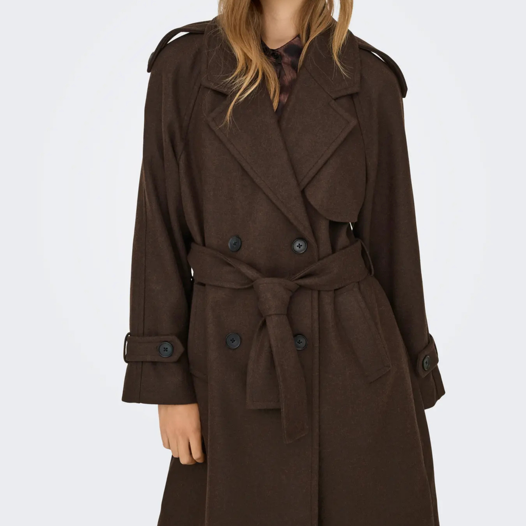 ONLY - FRAKKE - DEAR-TRILLION 15344734 - CHOCOLATE BROWN MELANGE