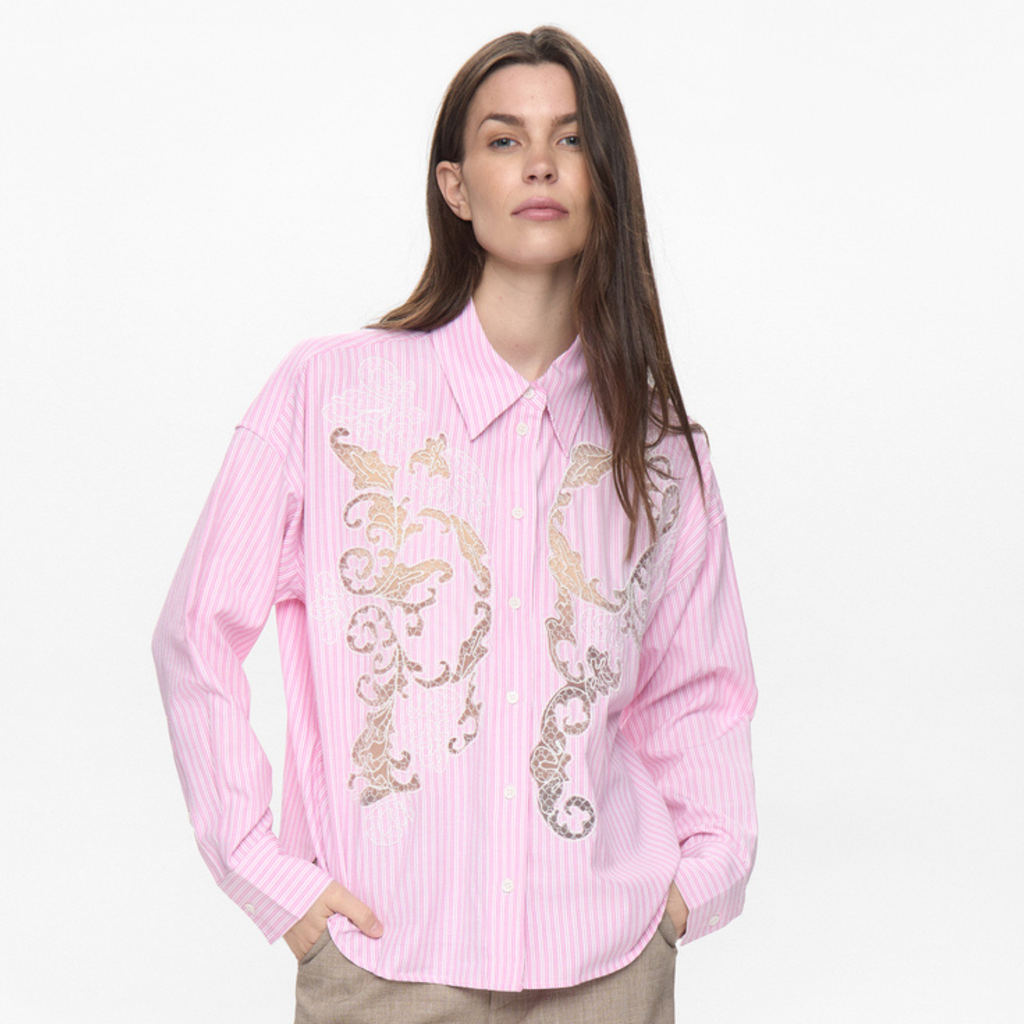 NÜMPH - SKJORTE - VALERIE 706275 - FUCHSIA PINK