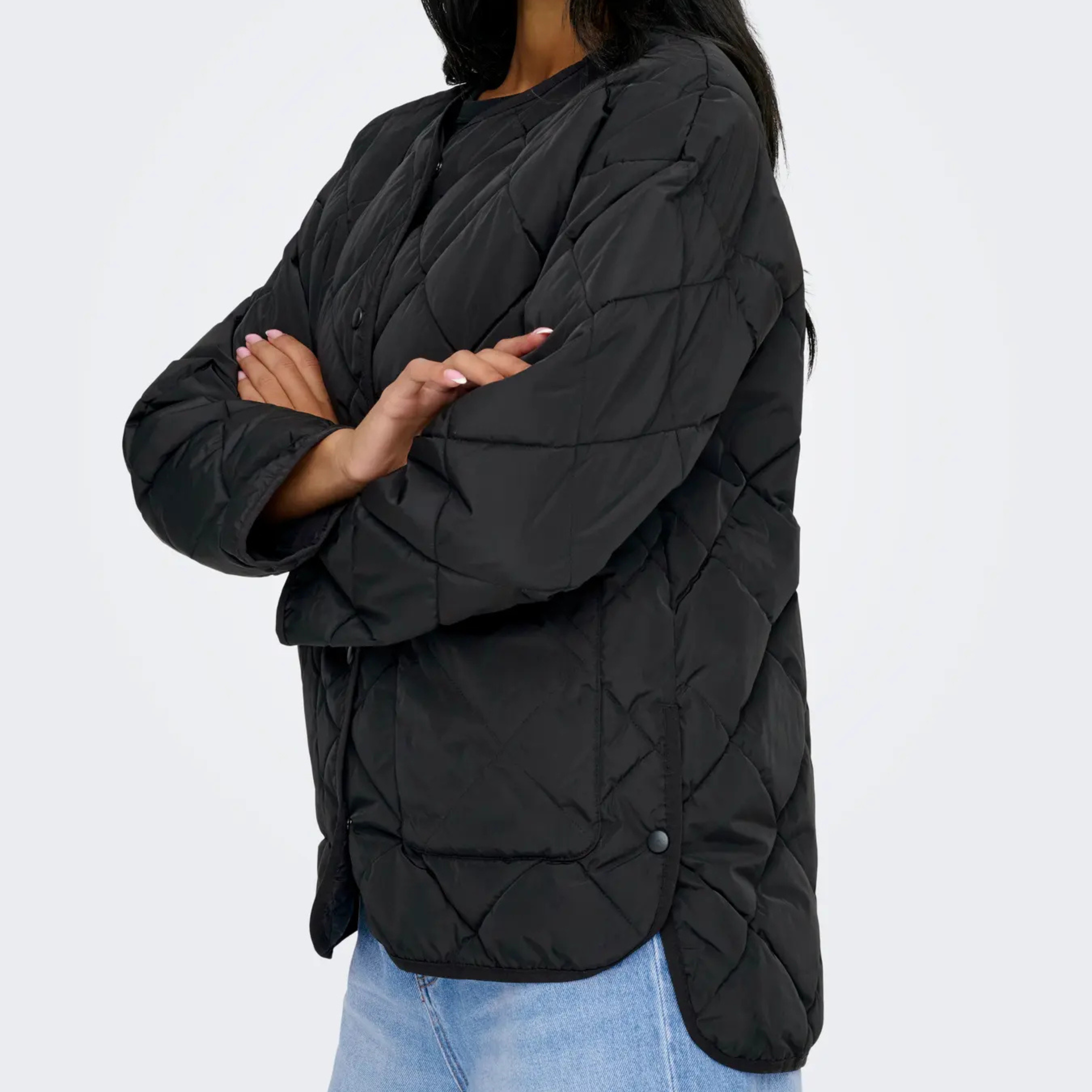 ONLY - JAKKE - ALTHEA QUILTED 15366048 - SORT