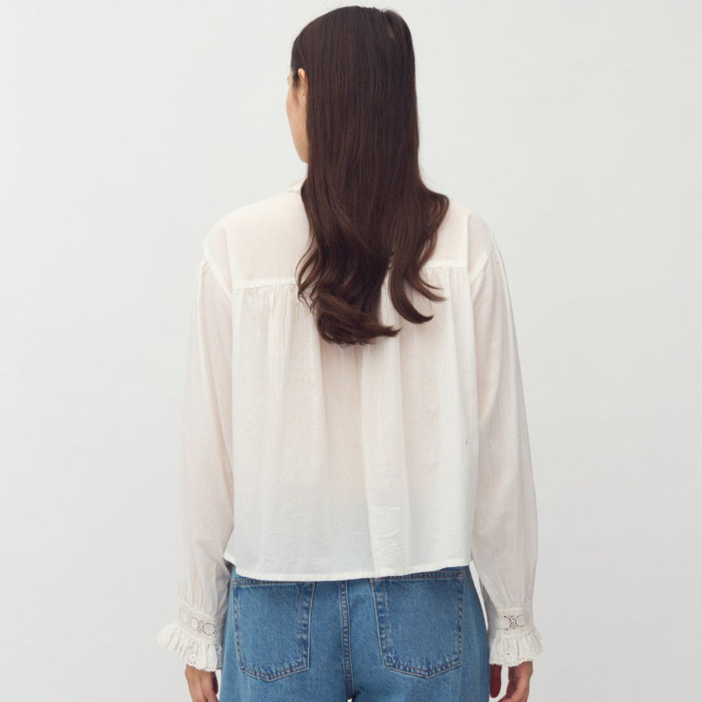 MBYM - BLUSE - GERLINA 58790101 - HVID