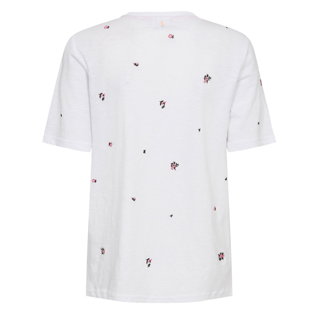 NÜMPH - T-SHIRT - KASANDRA 706394 - BRIGHT WHITE