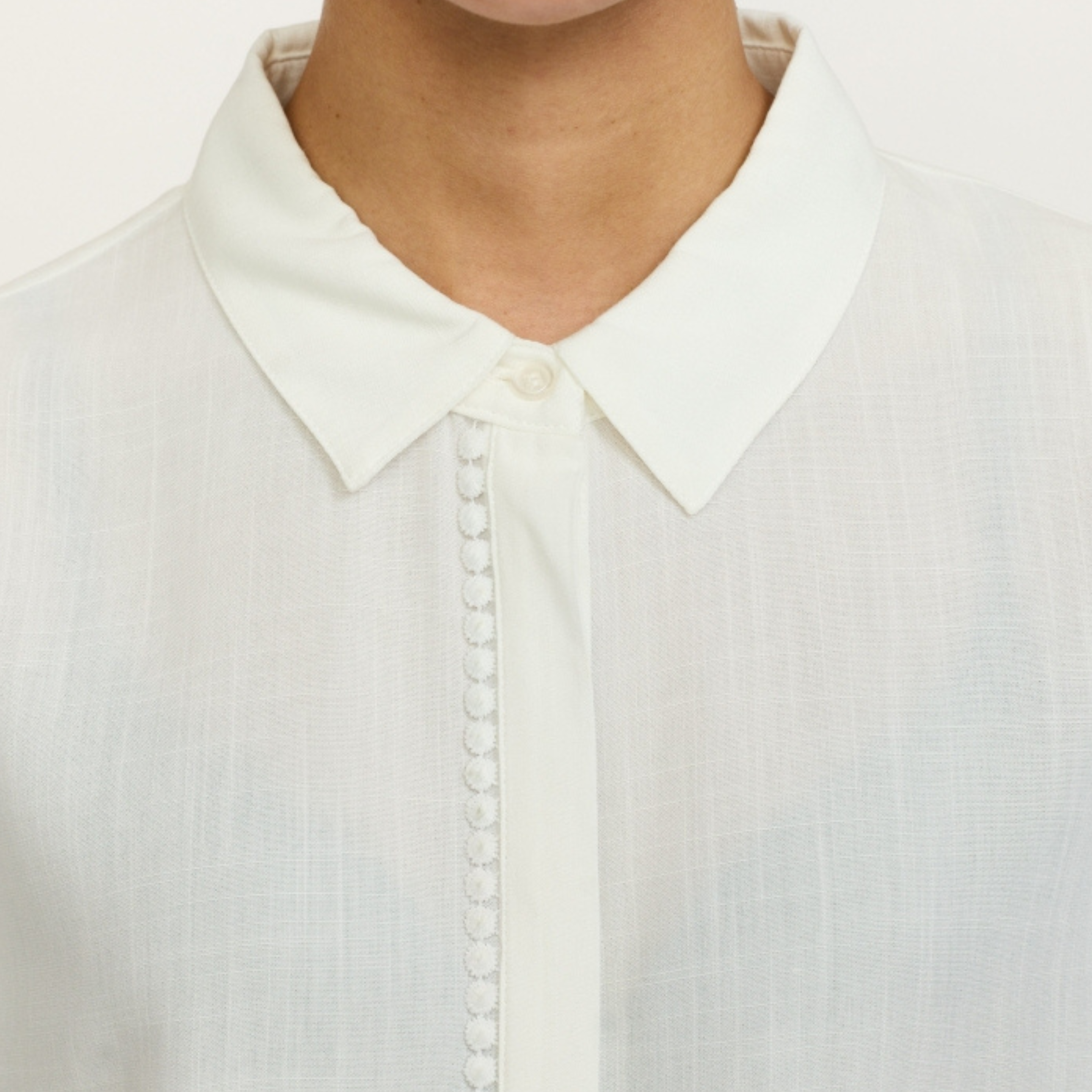 SOFT REBELS - BLUSE - EBBA SR126-700 - SNOW WHITE