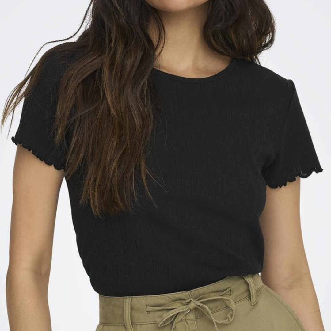 ONLY - T-SHIRT - CARLOTTA 15256154 - SORT