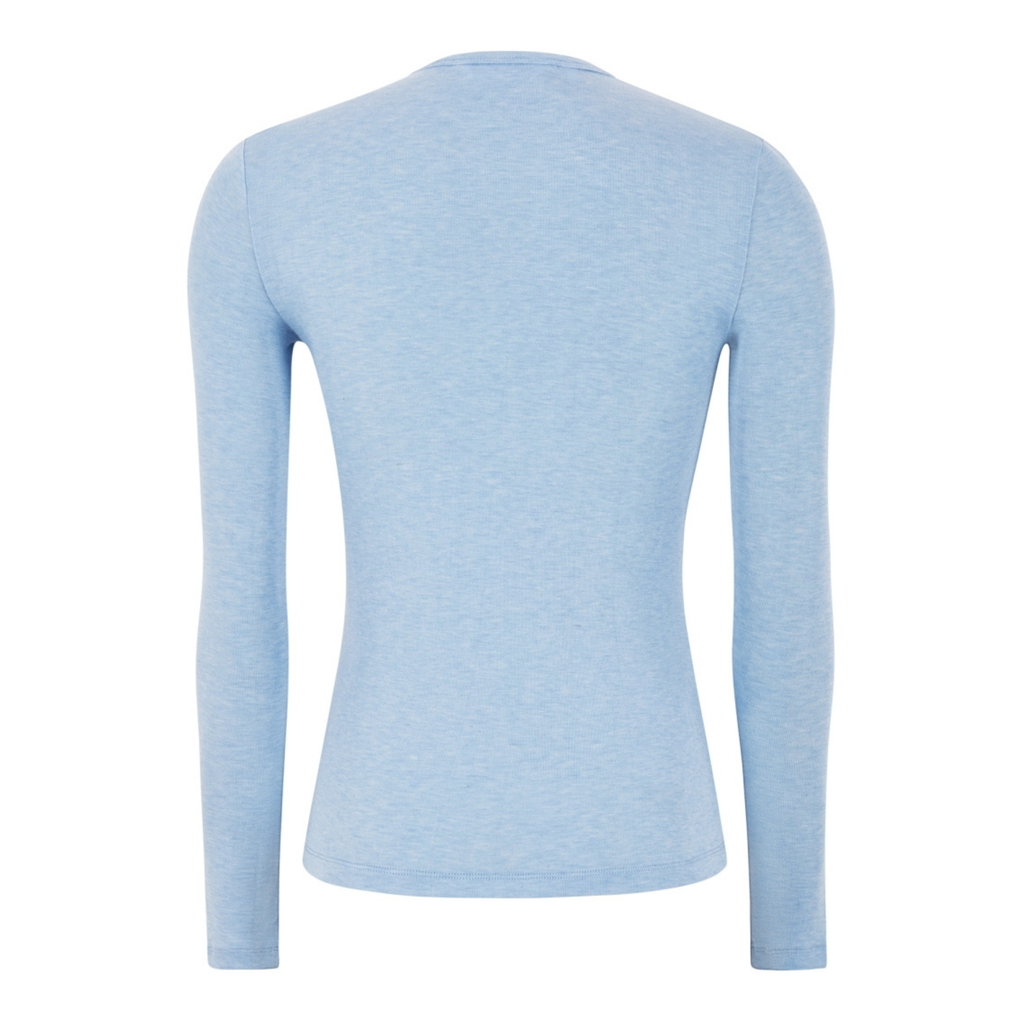 SOFT REBELS - BLUSE - ROMAN SR424-300 - CASHMERE BLUE MELANGE