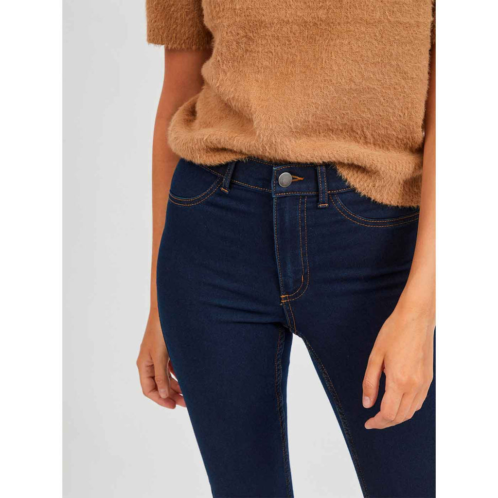 VILA - JEGGINGS - JEGGY ANA 14063213 - DARK BLUE DENIM